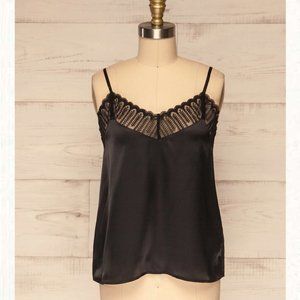 Noisy May Black Lace Camisole - XS